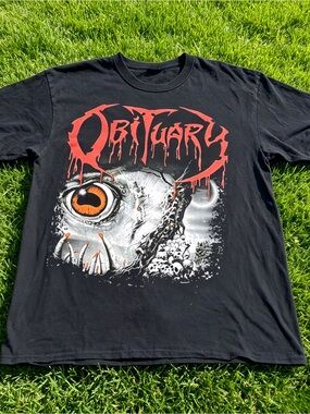 Obituary Death Metal Pattern Black Unisex T-shirt